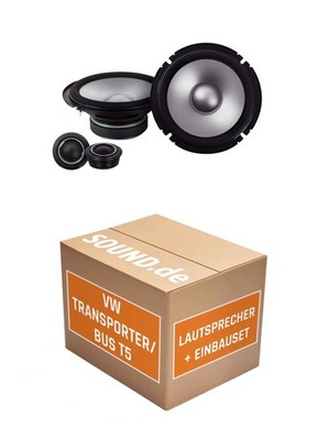 Lautsprecher Boxen vorne Alpine S2-S65C für VW T5/T6 2x Tief-Mitteltöner 2x Hoch
