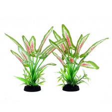 Silk Aquarium Plants for Betta Fish Tank 2 Pcs 8 Inch Small Silk Aquarium Pla...
