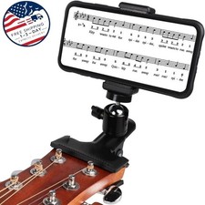 Soporte para tel fono con montaje para auriculares tipo guitarra, compatible co