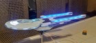 Fully built and Lit 1/1000 scale USS Excelsior StarTrek No Aztec Pattern Version
