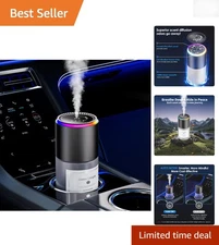 Innovative Car Diffuser - 150ml Capacity with Music Light & Auto-Sensing Tech