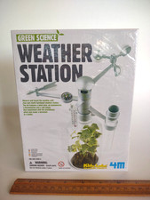 2005 4M Green Science Kidz Labs Weather Station Kit NEW Age 8  Up