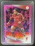2025-26 Topps UEFA Rio Ngumoha RC Pink Holo Foil SP Rookie #191 Liverpool