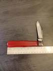 Vtg Imperial Large Red Coke Bottle EX SNAP Single Blade Folding Knife #A8