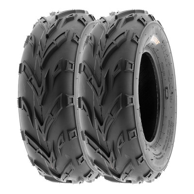 SunF Set 2 ATV Tires 16x7-8 Muddy Sandy 16x7x8 Mud Sand 6 PR A004
