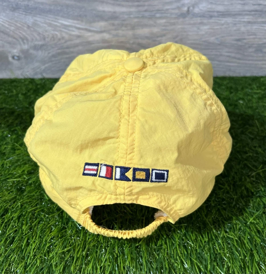 Antigo Boné Ralph Lauren Chaps alça traseira elástica ajustável casual masculino anos 90 - Imagem 4 de 4