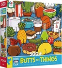 500 Piece Jigsaw Puzzle Funny Illustration Butts on Things Adult Kids Puzzle
