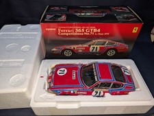 Kyosho 1/18 Ferrari 365 GTB4 Competizione Le Mans 1974 Model, Diecast