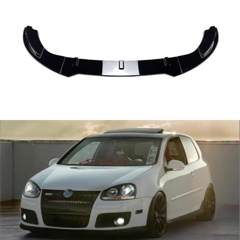 For 2003-2008 VW Golf MK5 GTI GT TDI Front Splitter Spoiler Lip Body Gloss Black