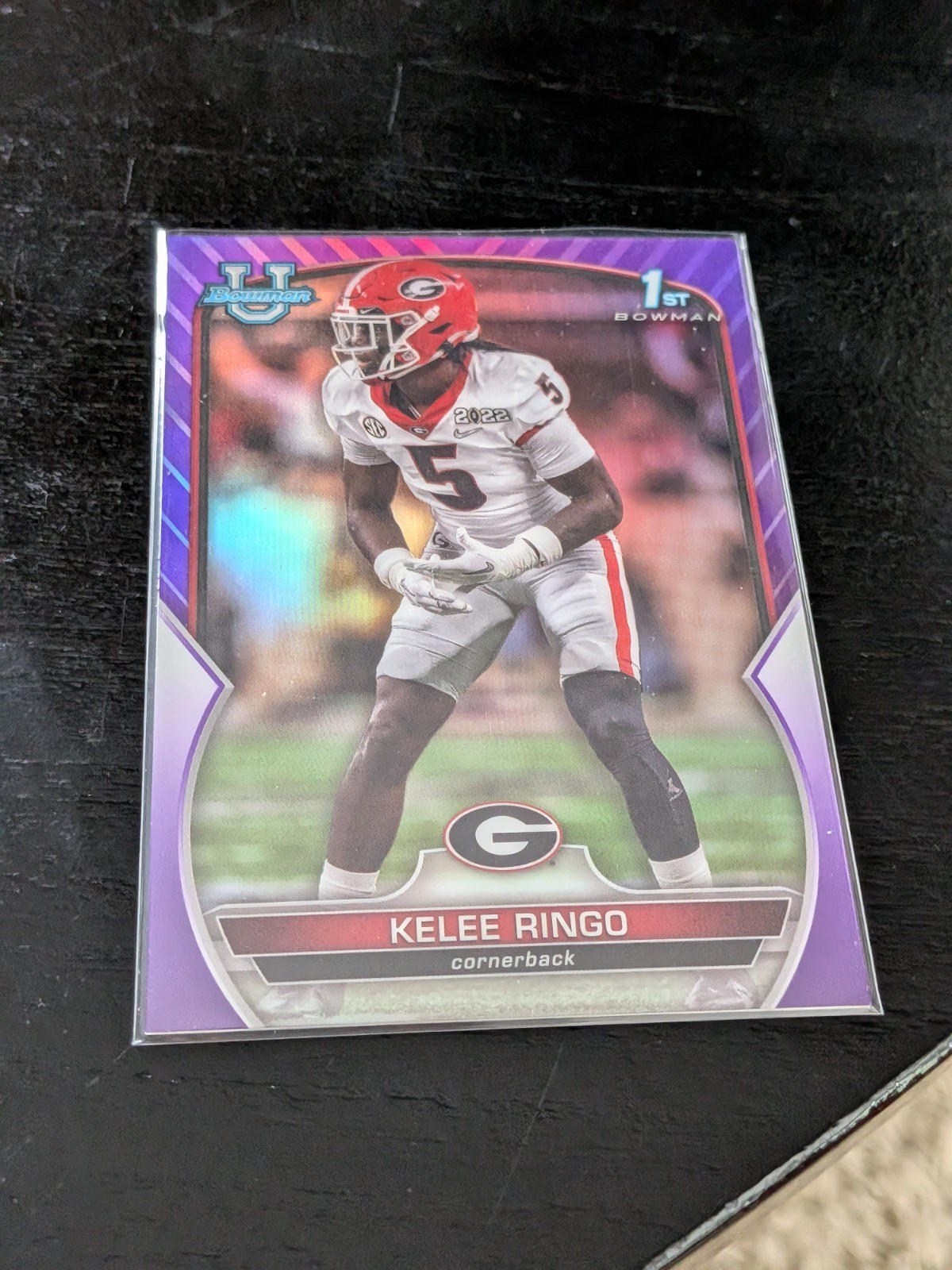 2022 Bowman University Chrome - Kelee Ringo #68 Purple Refractor /399 (RC)