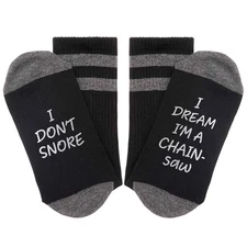 I Don't Snore I Dream I'm Riding My Tractor Socks Gift for Men Dad