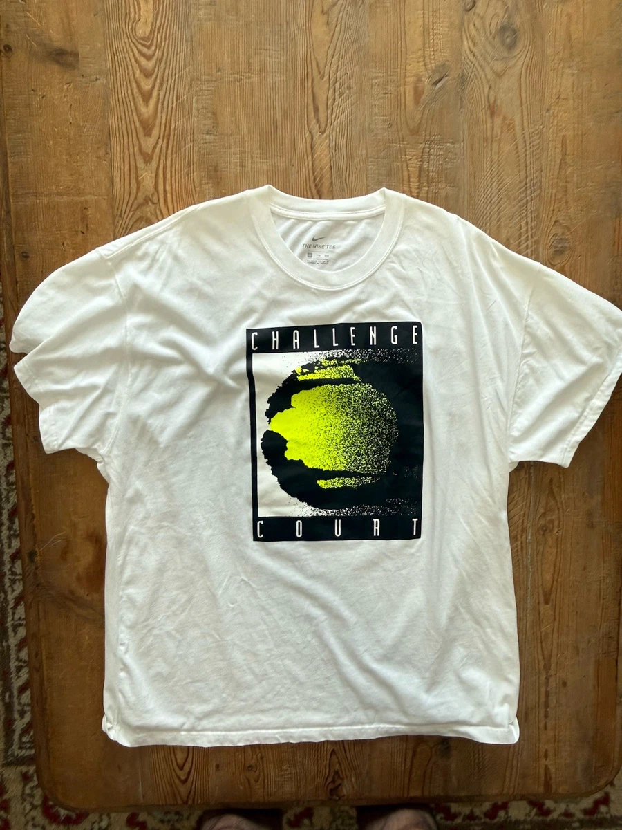 Nike Challenge Court Andre Agassi T-shirt Men's Size XXL | eBay
