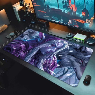 Großes Gaming-Mauspad Lich King Design Gummi rutschfest Komfort