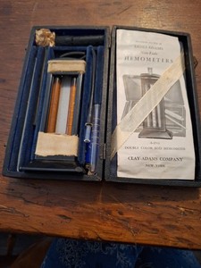 Antique Sahli-Adams Double Color Rod Hemometer A-2502