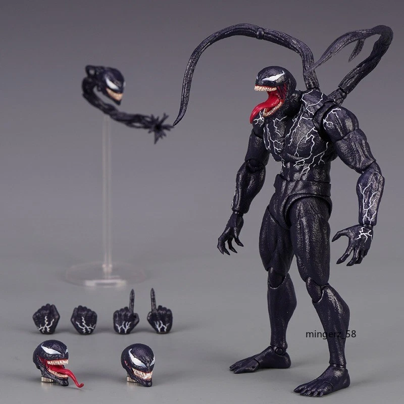 Nuevo SHF Venom Let There Be Carnage 2ª versión Caja de figuras de acción juguetes regalos Foto 4 de 4