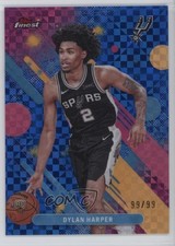 2025-26 Topps Finest Common Blue X-Fractor 99/99 Dylan Harper #2 z6j