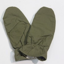 Thermal Padded Lined Romanian Army Mittens Genuine Surplus Green Size 7 (3918)