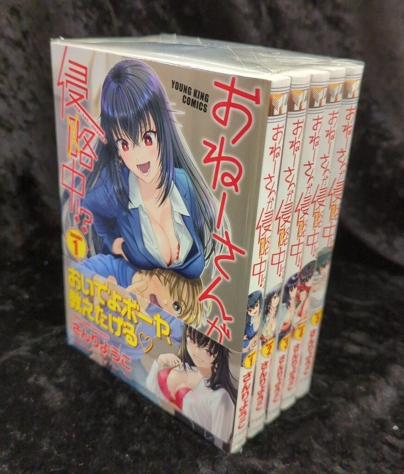 Onee-san ga Shinryakuchuu!? Conjunto completo de cómics manga Vol.1-5 de Youko Sanri JPN Foto 2 de 4