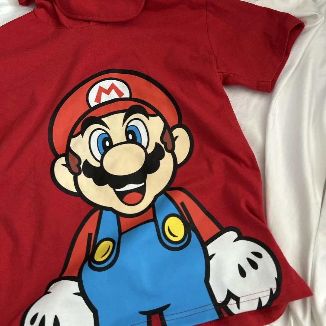 VETEMENTS Cappuccio manica corta 160 Bandai Apparel Mario gioco di ruolo