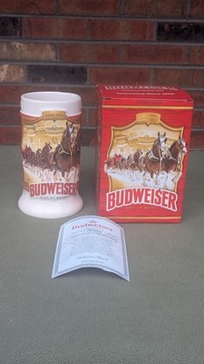 2024 Budweiser Holiday Stein 45th Anniversary Edition Christmas mug series  NEW!