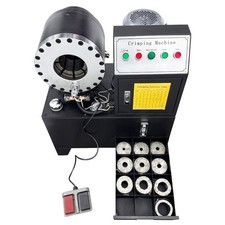 Hydraulic Circular Tube Shrinking Machine Rubber Hose Crimper 220V With 10 Dies