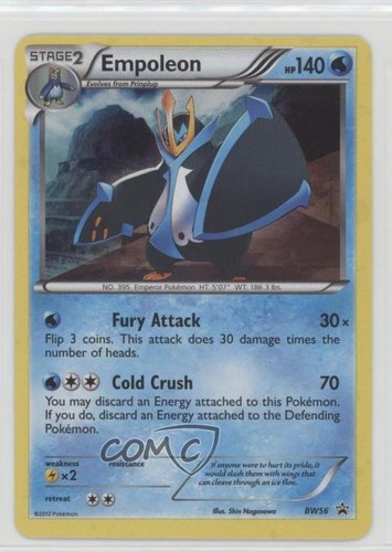 Empoleon Pokémon Black & White Black Star Promo #BW56