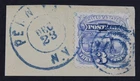 CKStamps: US Stamps Collection Scott#114 3c Pictorial Used on Piece