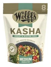 Wolff's Gluten Free Roasted Buckwheat Kasha Pack of 6 13 Ounce Nutlike Flavor