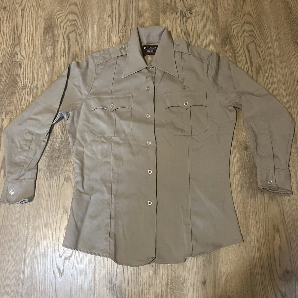 Vintage Police Correctional Security Officer Uniform Lot Of 6 Shirts - 60s/70s - Image 2 of 4