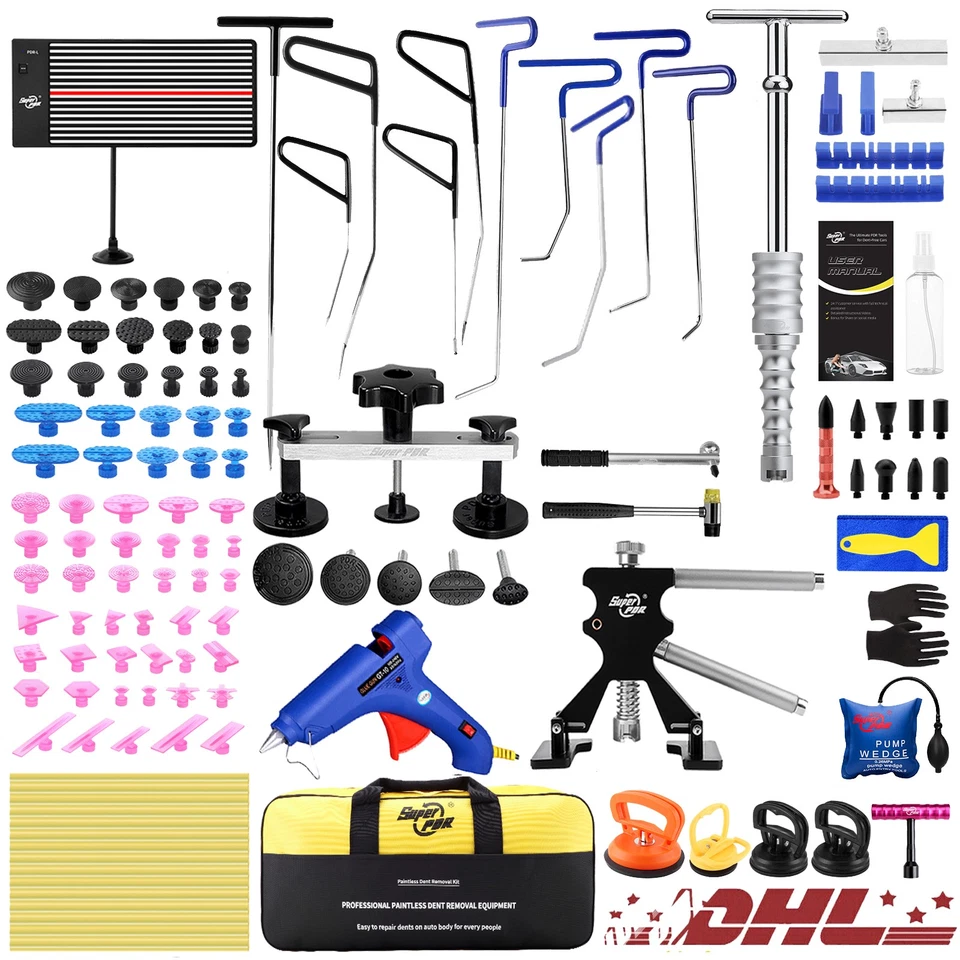 SUPER PDR PDR Ausbeulwerkzeug Auto Beulen Reparatur Set Dellenlifter Ausbeul Werkzeug Neu