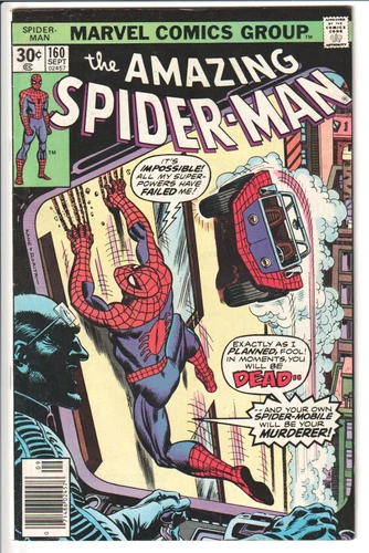 Amazing Spider-Man #160 Spider-Mobile 1976 FN(+)