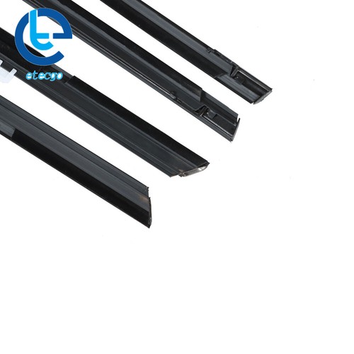Cinturón de sellado de moldura de ventana resistente a la intemperie para Honda Civic 2012-2015 4 piezas negro - Imagen 17 de 18