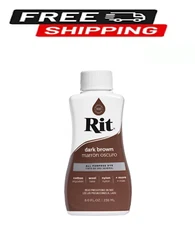 Rit All-Purpose Liquid Dye, Dark Brown 8 Fl Oz