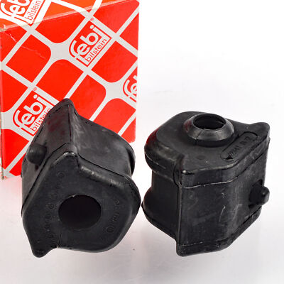 2x FEBI 42841 Stabilisatorlager Vorne für TOYOTA AURIS COROLLA E15