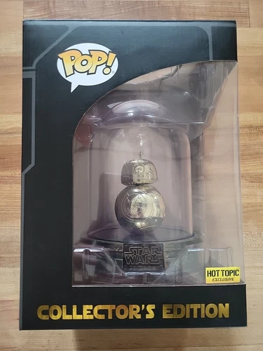 Funko POP! Star Wars BB-8 Collectors Edition Gold Chrome Hot Topic Exclusive