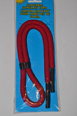 Red Sunglasses Floating Neck Cord Strap Eyeglasses Lanyard Red