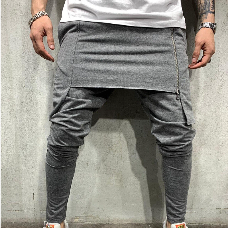 Men's Slim Fit Workout Joggers Casual Mid-Waist Sweatpants-image