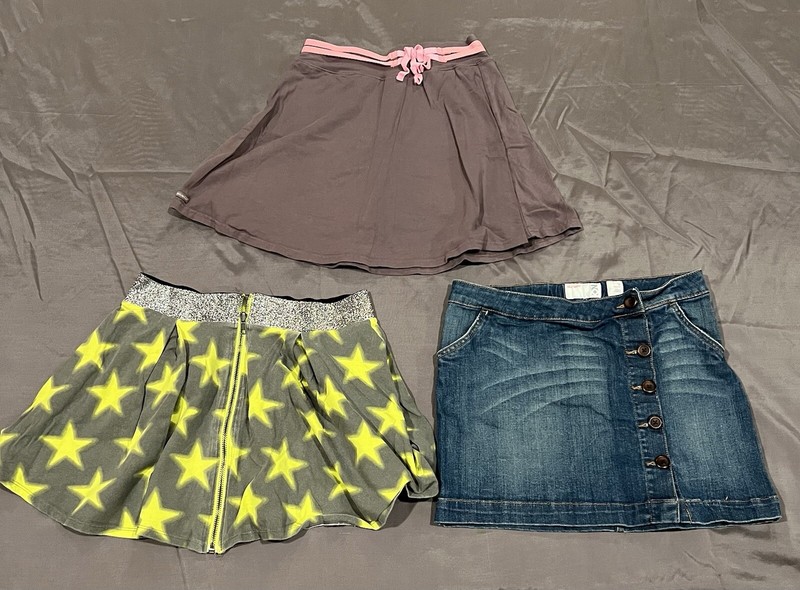 Lot of 3 Girls Short Skirts SZ 14/16 Old Navy Bongo Girls American Girl Denim