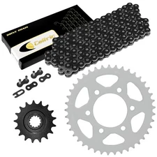 Black Drive Chain And Sprocket Kit for Kawasaki Ninja ZX-10R ZX1000 2008-10