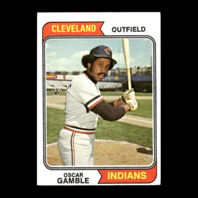 Oscar Gamble 1974 Topps Cleveland Indians #152 Vintage 3