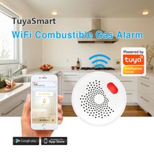 Tuya WiFi Smart Gas Alarm Detector Wireless LPG GAS Leak Sensor APP Control