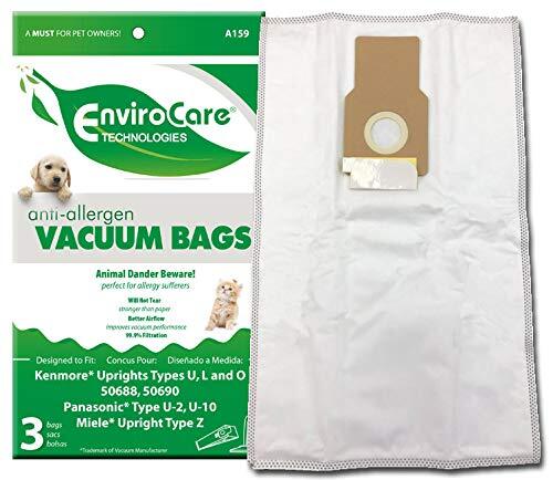 Sacchetti Aspirapolvere EnviroCare Antiallergeni, Compatibili Con Kenmore 5068 (modello A159)