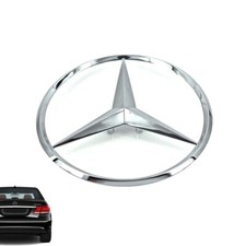 F&uuml;r Mercedes Benz C Klasse W205 S205 14-18 82 mm Stern Heck Hinten Emblem Chrom