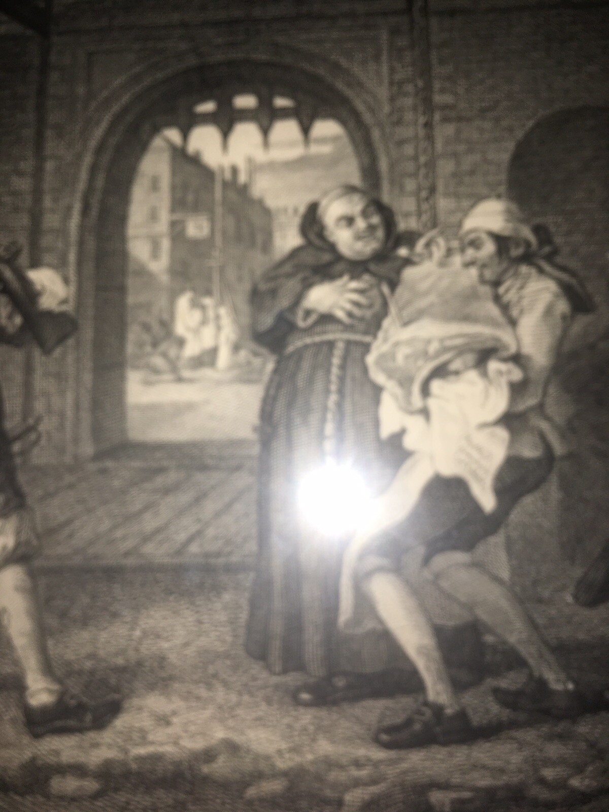 Original 18th Century W.HOGARTH ENGRAVING 1749 ‘O THE ROAST BEEF OF OLD