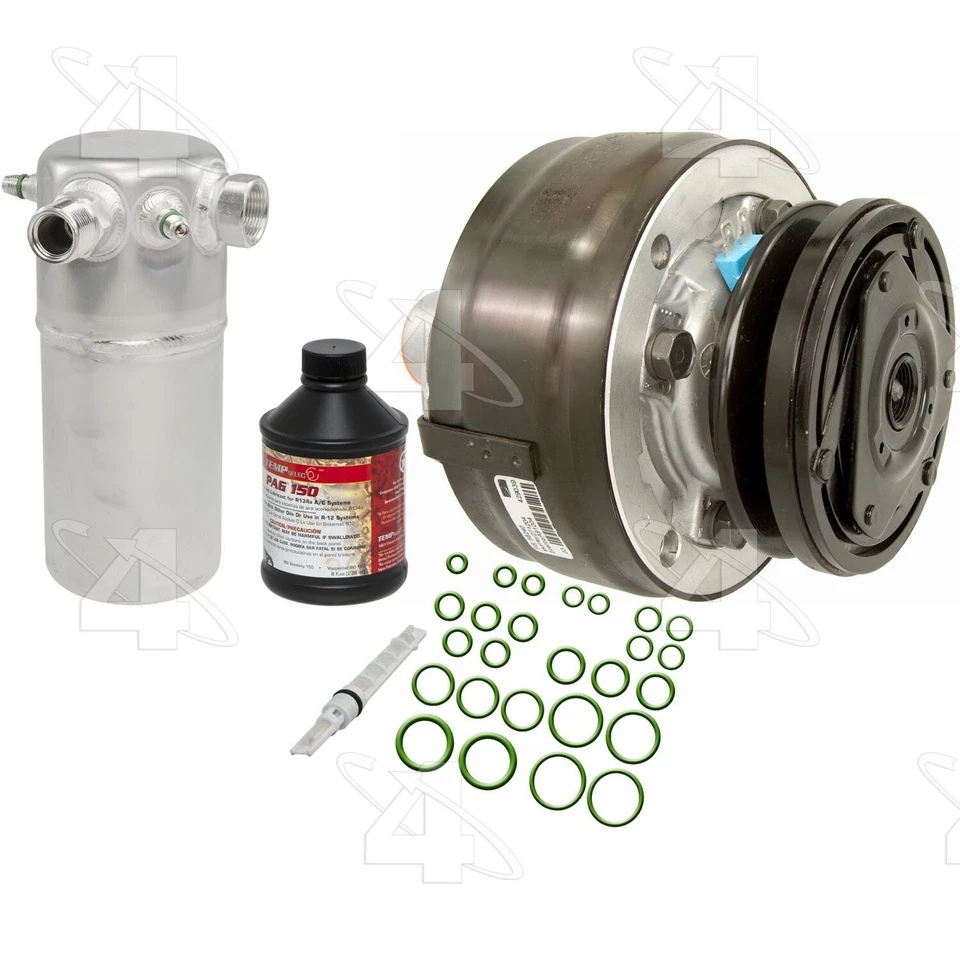 Kit de compressor dianteiro 4 estações Chevrolet V10 Suburban 5.7L V8 A/C 1987-1988 - Imagem 3 de 4