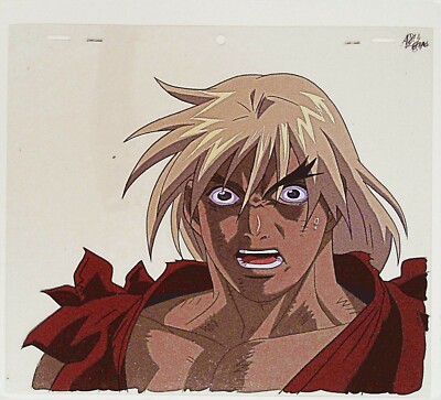 Street Fighter Alpha Zero Ken Anime Production Cel 9 Ebay