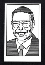 Colin Powell General 1998 Lang Gang Picture Perfect Game of Famous Faces Card