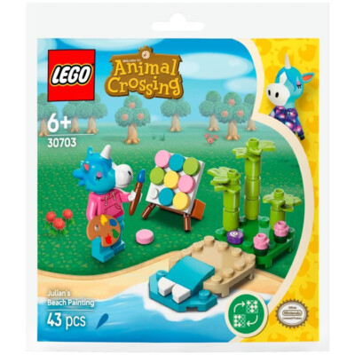 LEGO Animal Crossing Julian's Beach Painting Paper Bag 30703 (SEALED)
