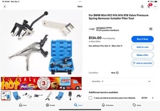 RENT BMW Mini N12 N14 N16 N18 Valve Pressure Spring Remover Installer Plier Tool