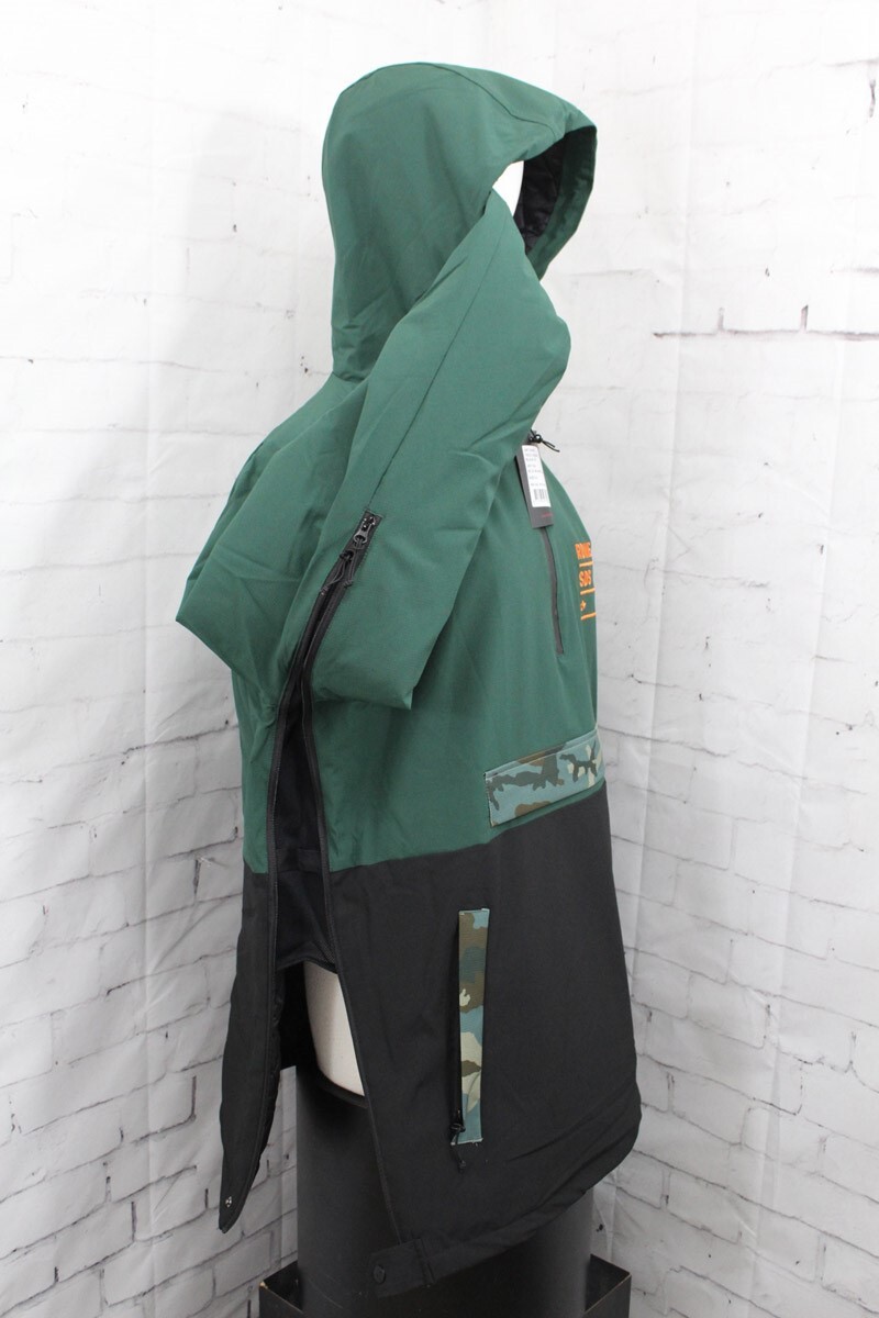 Rome SDS Field Anorak, 1/4 Zip Snowboard Jacket, Men's Small